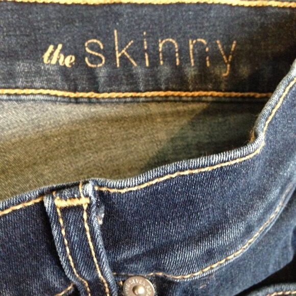 7 For All Mankind The Skinny Jeans Style U0150757S Rise 8" Size 26 - Picture 5 of 6